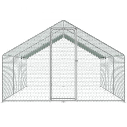 RA362 - 9.88x19.29ft Durable Metal Chicken Coop for Birds & Poultry