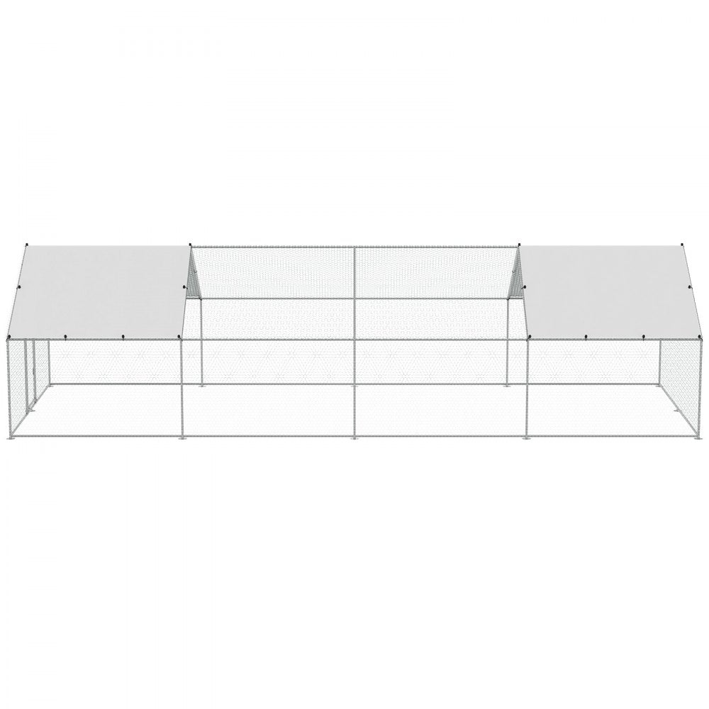 RA382 - Sturdy 9.8x25.6 ft Chicken Coop with Secure Run and Easy Assembly