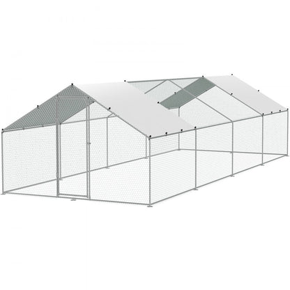 RA382 - Sturdy 9.8x25.6 ft Chicken Coop with Secure Run and Easy Assembly