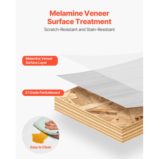 SHSHDSG1116-2 - Stylish Floating TV Stand with Cable Management & Router Slot