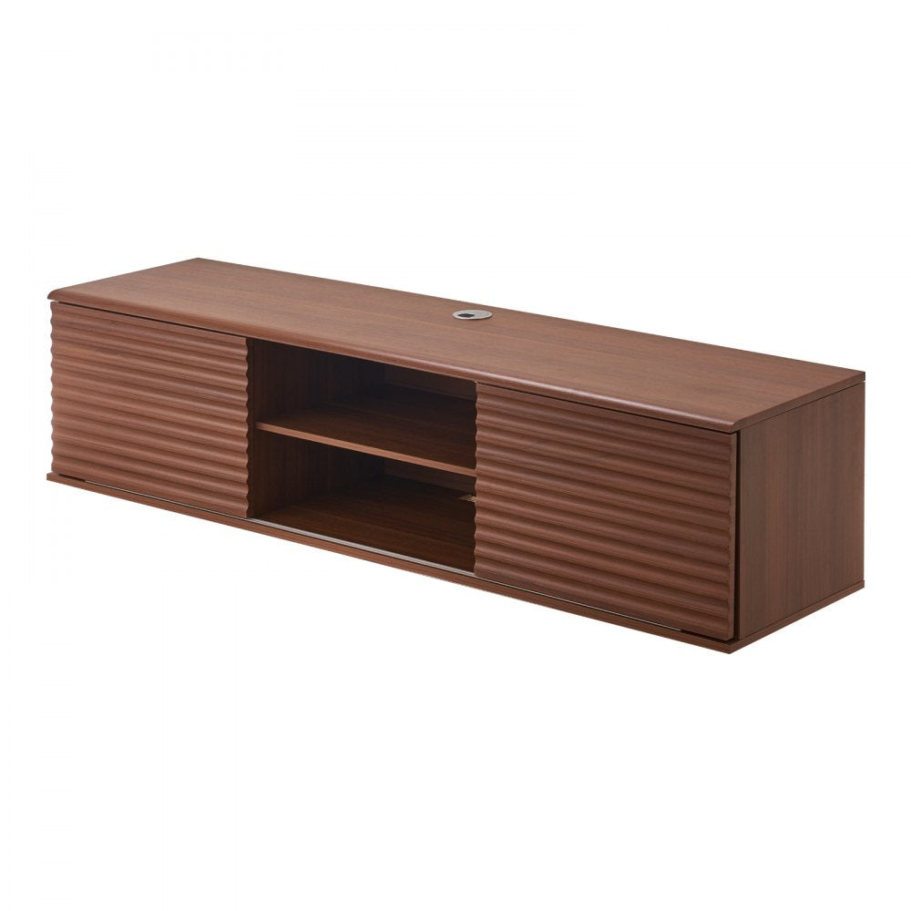 SHSHDSG1118 - Stylish 60" Floating TV Stand with Adjustable Storage Solutions