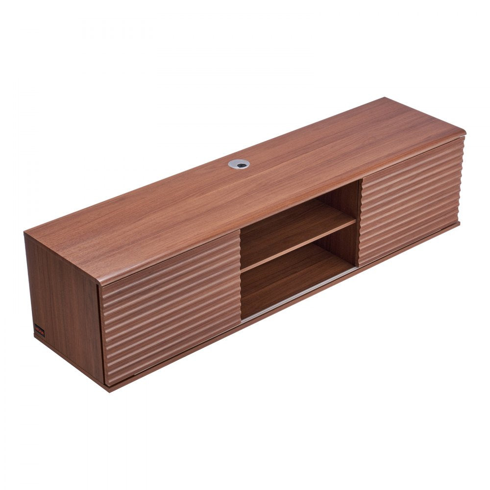 SHSHDSG1118 - Stylish 60" Floating TV Stand with Adjustable Storage Solutions