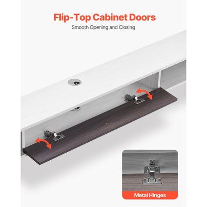 SHSHDSG1116-3 - Stylish Floating TV Stand with Cable Management & Storage