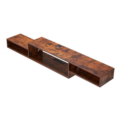 SHSHDSG1119-1US - Modern Floating TV Stand with Power & Cable Management