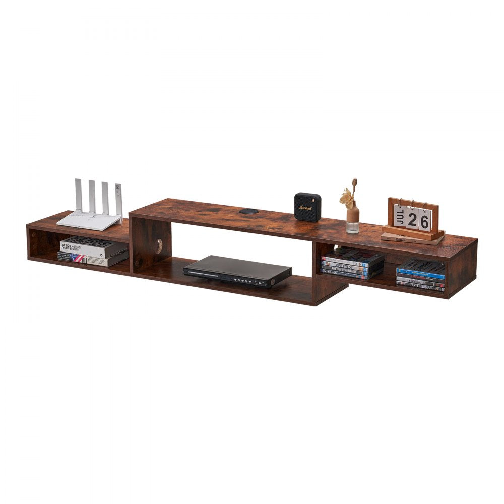 SHSHDSG1119-1US - Modern Floating TV Stand with Power & Cable Management