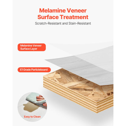 SHSHDSG1116-1 - Stylish Floating TV Stand with Cable Management & Storage