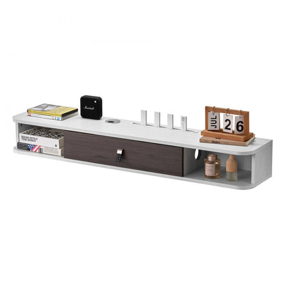 SHSHDSG1116-1 - Stylish Floating TV Stand with Cable Management & Storage
