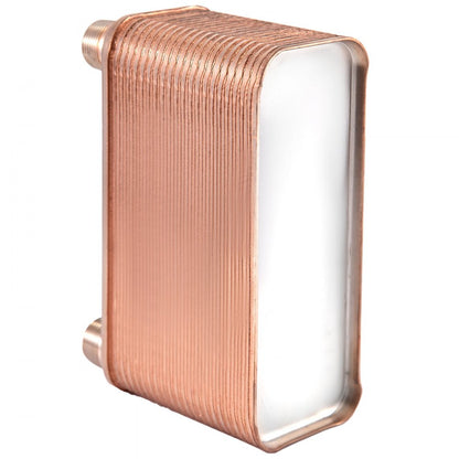 EATB12 - Compact 40-Plate 316L Stainless Steel Heat Exchanger for Efficient Heating