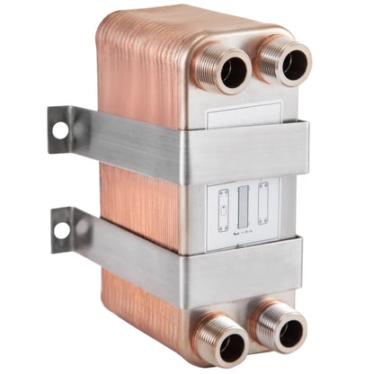 EATB12 - Compact 40-Plate 316L Stainless Steel Heat Exchanger for Efficient Heating