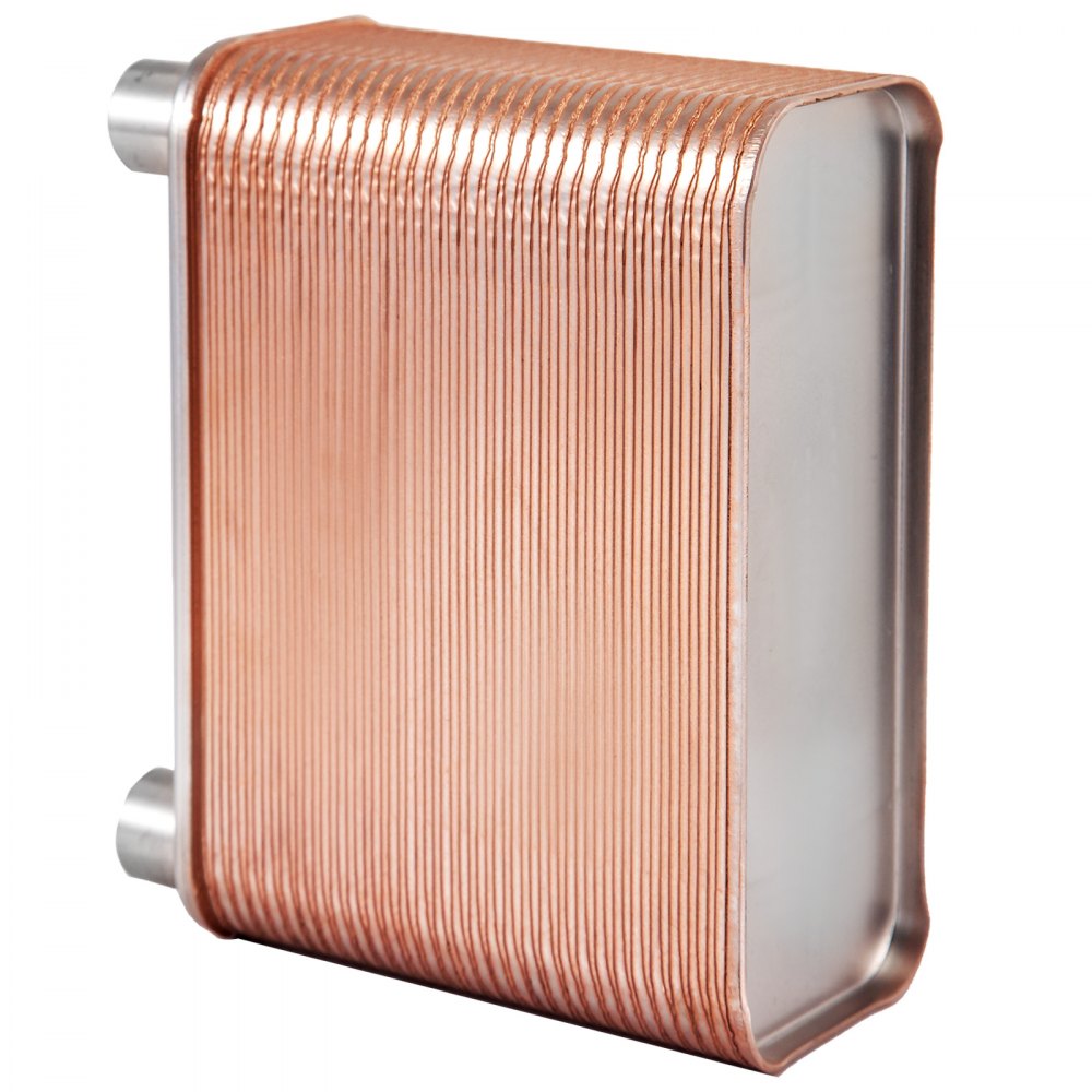 B12-60 - Compact 316L Stainless Steel Heat Exchanger, 60 Plates