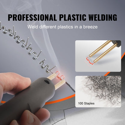 010409665350 - 140AMP Portable VEVOR Stick Welder for Metal & Plastic