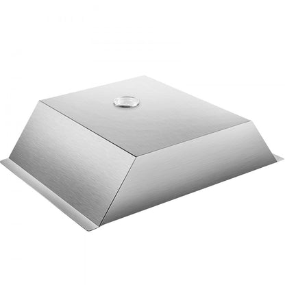 PSKL20X15.3X3.5 - VEVOR Stainless Steel Pizza Oven Kit for Charcoal Grills