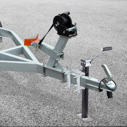 TJB-2002S-WK-Z - 2500 lb VEVOR Trailer Tongue Jack, Bolt-On & Rust-Proof