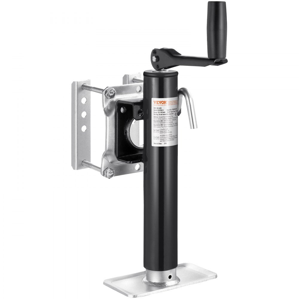 R20TSW-B Heavy-Duty Trailer Jack with 2000 lbs Capacity & 10" Travel
