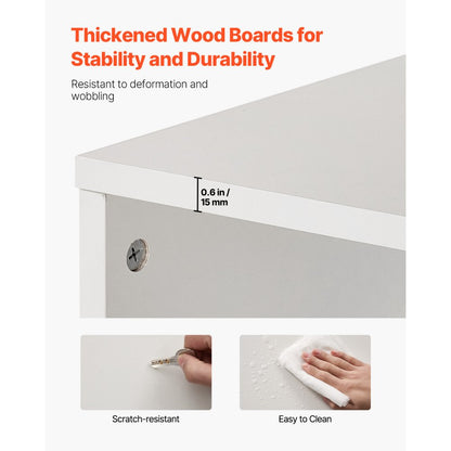 GS8-Z - 8-Tier Adjustable Bookcase, 0.6in Thick Shelves, Stylish & Sturdy