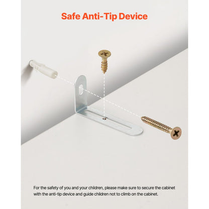 GS8-Z - 8-Tier Adjustable Bookcase, 0.6in Thick Shelves, Stylish & Sturdy