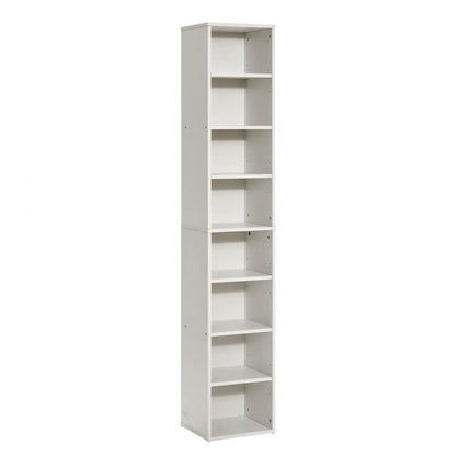 GS8-Z - 8-Tier Adjustable Bookcase, 0.6in Thick Shelves, Stylish & Sturdy
