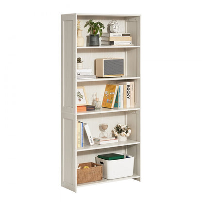GS5-K - 5-Tier 68.3" Corner Bookshelf for Stylish Storage