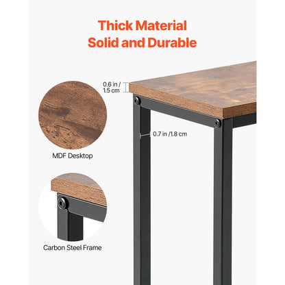 YJXXGZ-002 - 78.7" Wide Console Table with Outlets & Adjustable Feet