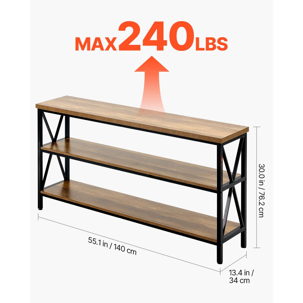 YJXXGZ-004 - 55.1" MDF Narrow Console Table for Compact Spaces