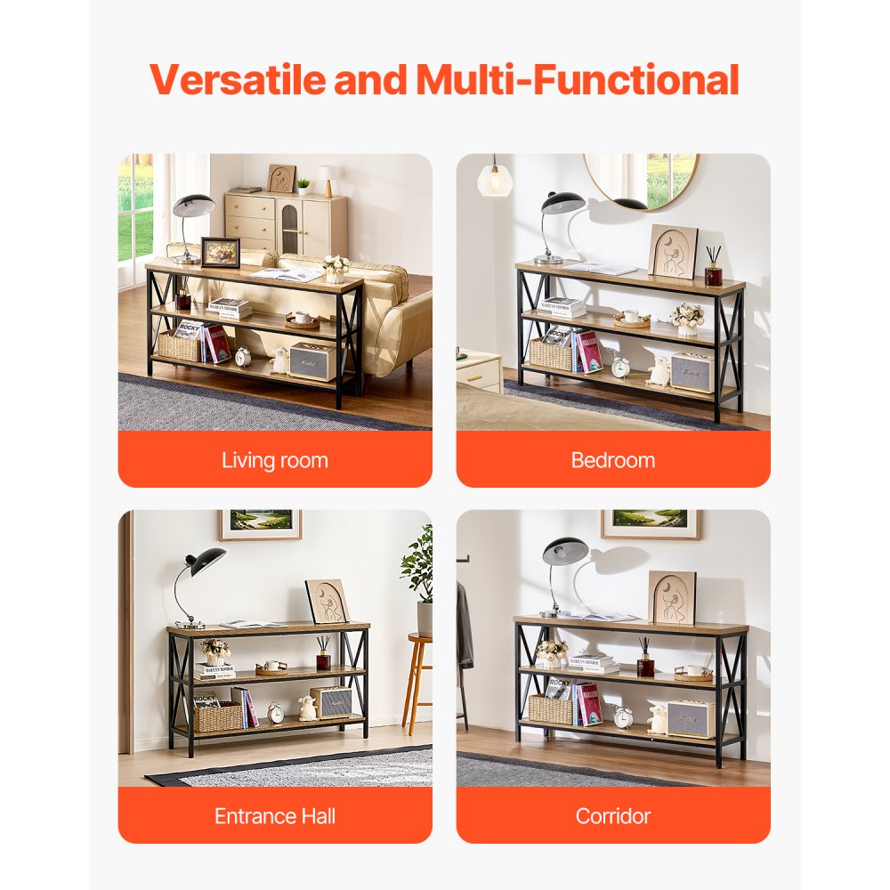 YJXXGZ-004 - 55.1" MDF Narrow Console Table for Compact Spaces