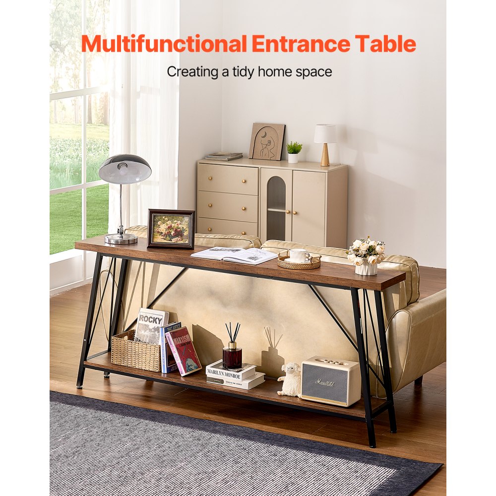 YJXXGZ-005 - 70.9 x 11.8 in Vintage Console Table with Storage