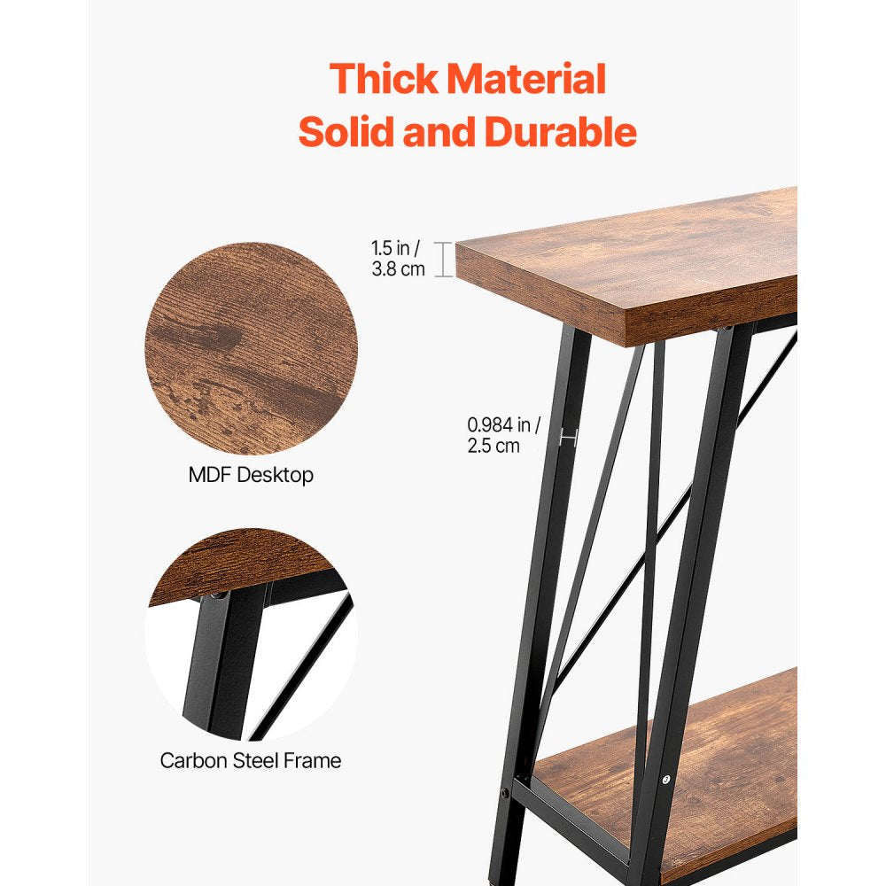 YJXXGZ-005 - 70.9 x 11.8 in Vintage Console Table with Storage