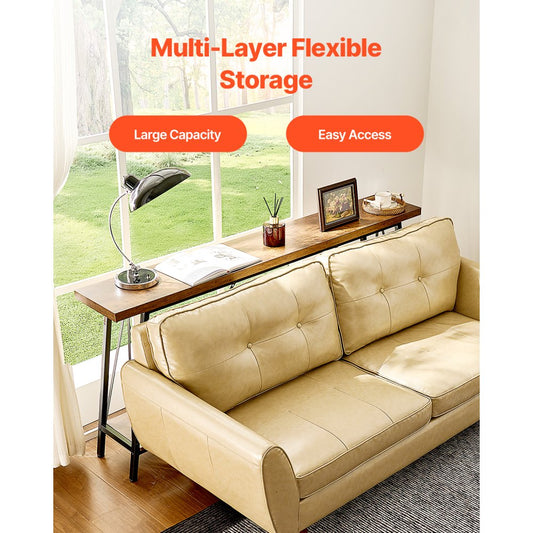 YJXXGZ-005 - 70.9 x 11.8 in Vintage Console Table with Storage