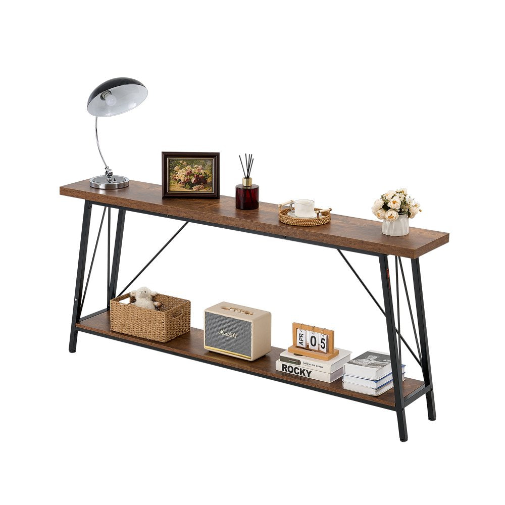 YJXXGZ-005 - 70.9 x 11.8 in Vintage Console Table with Storage