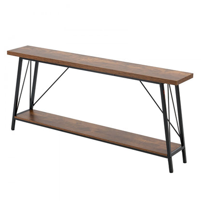 YJXXGZ-005 - 70.9 x 11.8 in Vintage Console Table with Storage