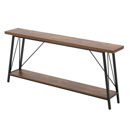 YJXXGZ-005 - 70.9 x 11.8 in Vintage Console Table with Storage