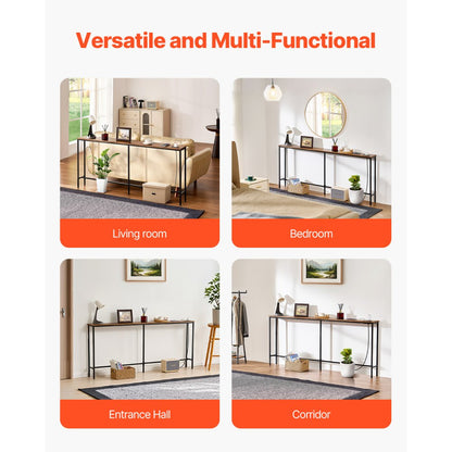 YJXXGZ-001 - 70.9" VEVOR Narrow Console Table with USB Ports
