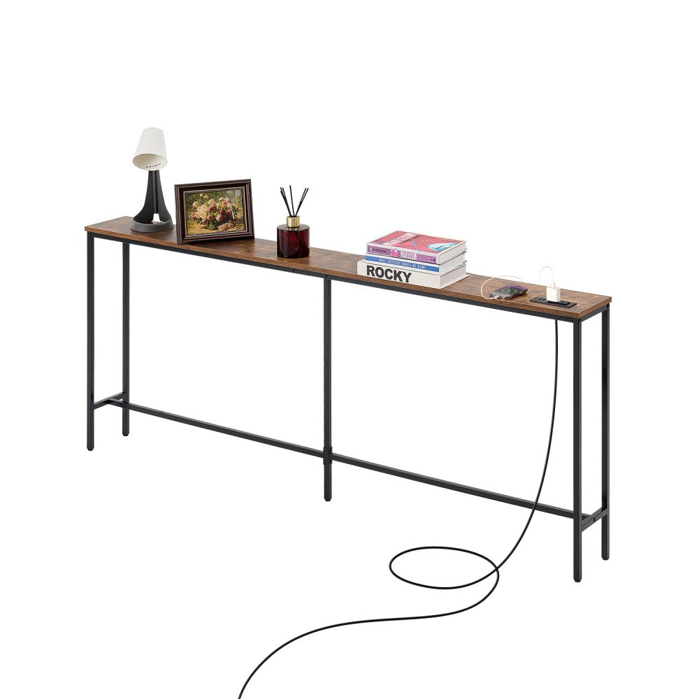 YJXXGZ-001 - 70.9" VEVOR Narrow Console Table with USB Ports