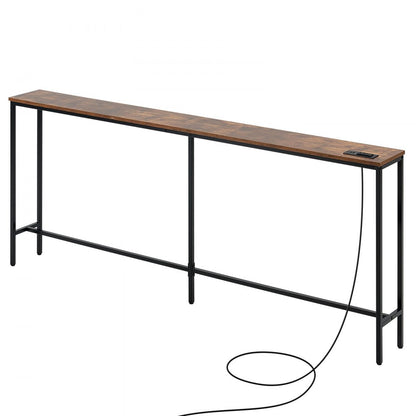 YJXXGZ-001 - 70.9" VEVOR Narrow Console Table with USB Ports