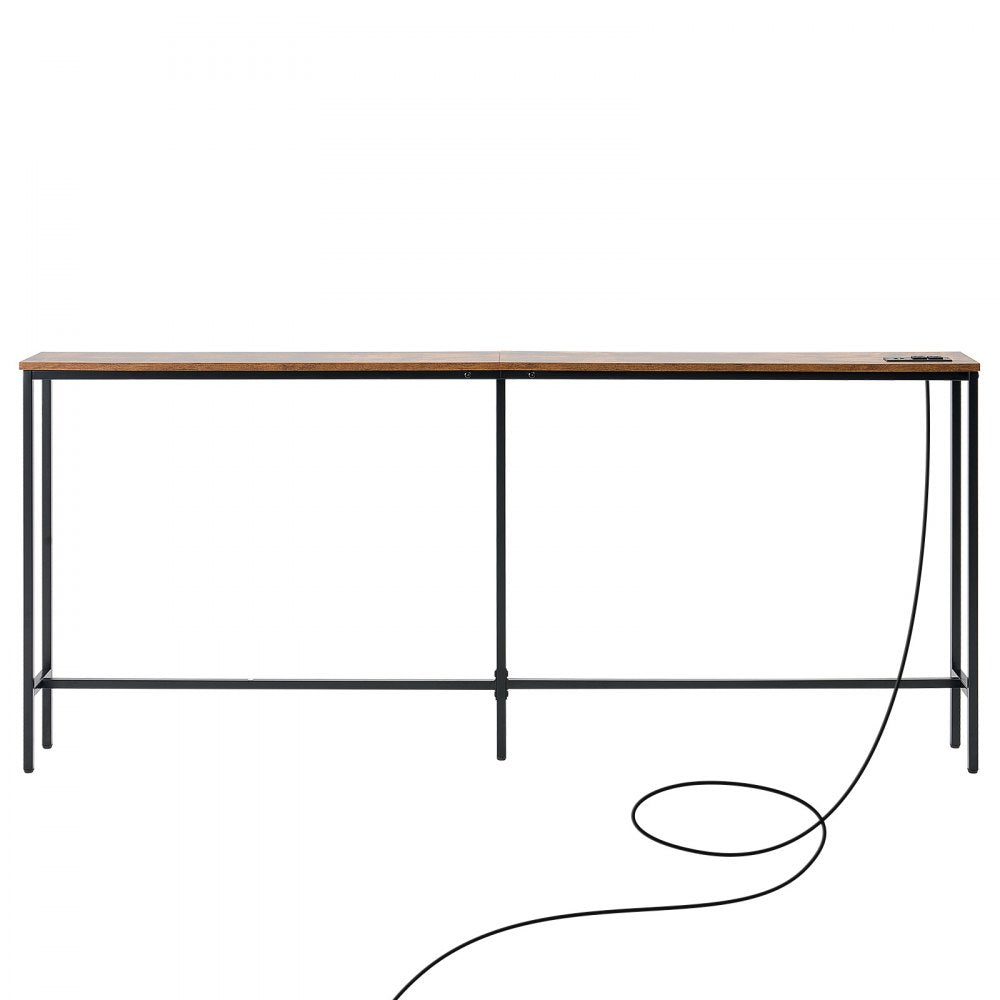 YJXXGZ-001 - 70.9" VEVOR Narrow Console Table with USB Ports