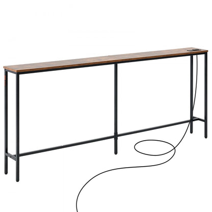 YJXXGZ-001 - 70.9" VEVOR Narrow Console Table with USB Ports
