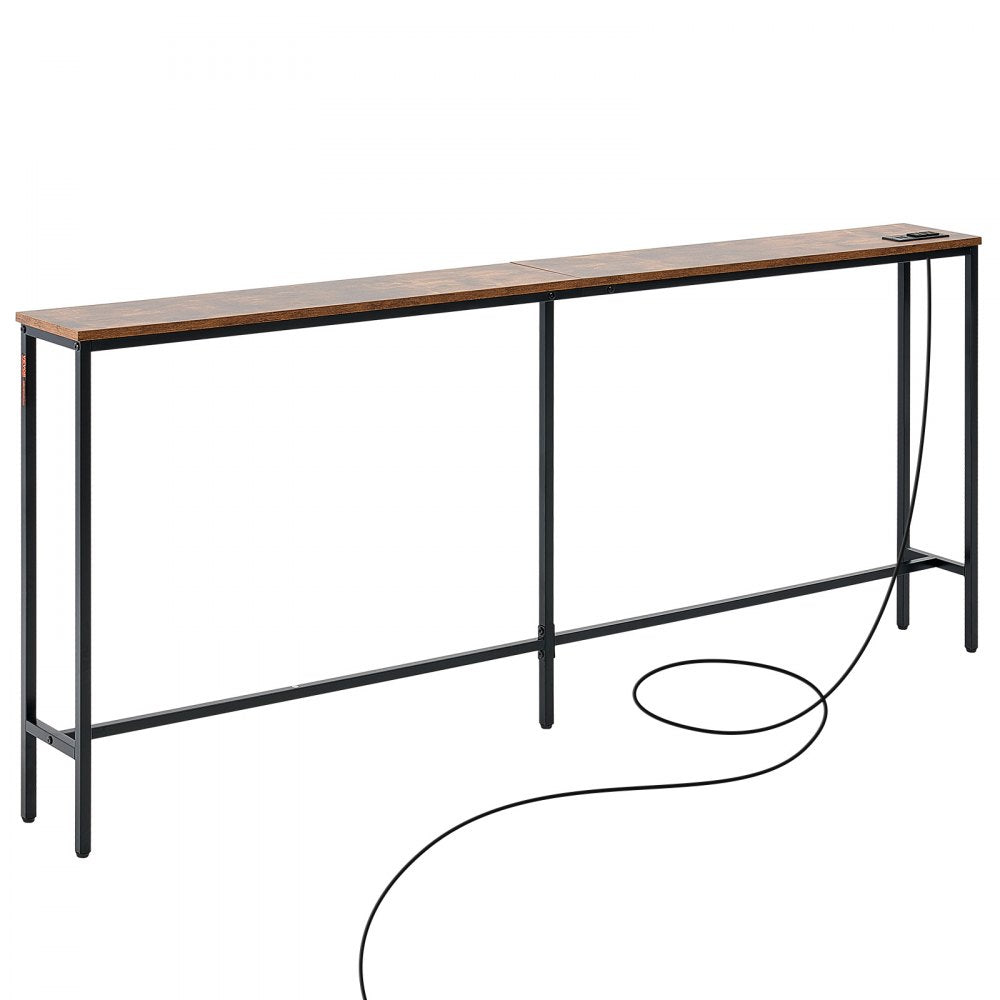 YJXXGZ-001 - 70.9" VEVOR Narrow Console Table with USB Ports