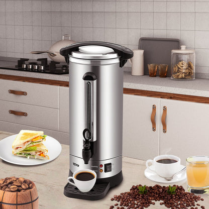 HLB100S-A2K - Fast-Brew 65-Cup Stainless Steel Coffee Urn with Dispensing Step