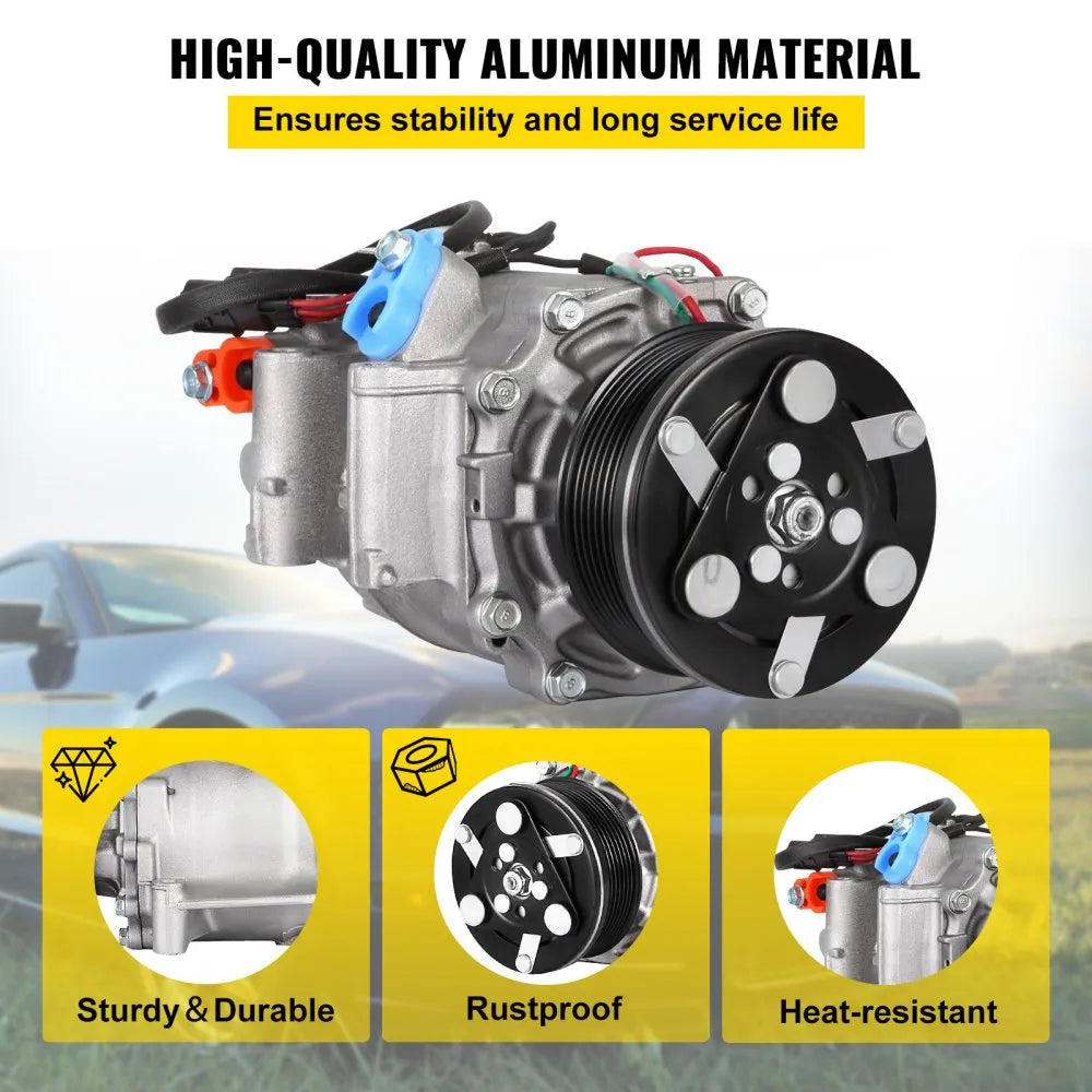 010616708232 - High-Performance AC Compressor for Honda Civic 1.8L (2006-2011)