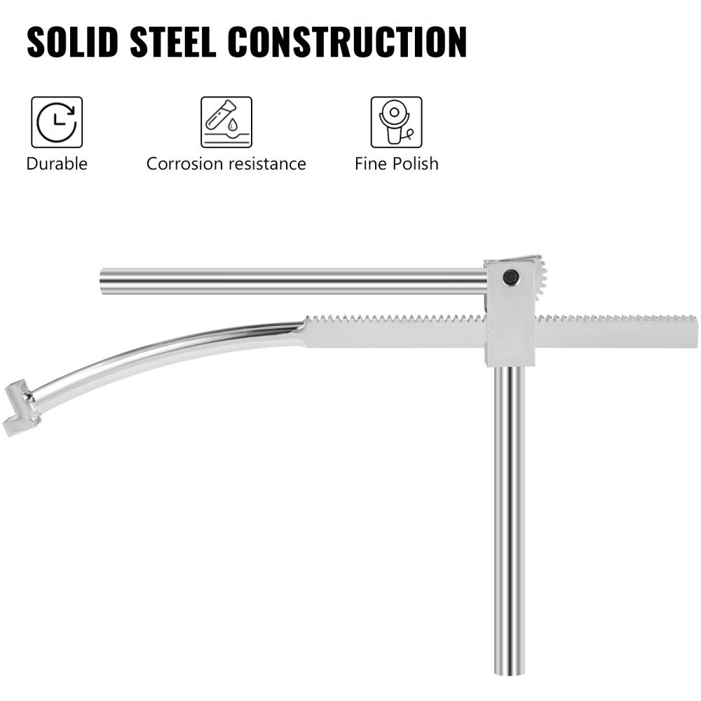 010644568396 - Compact Dirt Bike Tire Tool with Rack & Pinion System