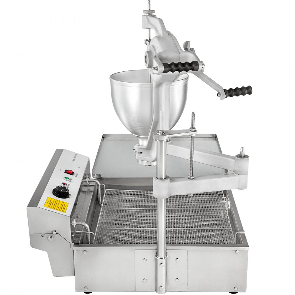 010967075841 - 9L Stainless Steel Mini Donut Fryer with 3 Molds