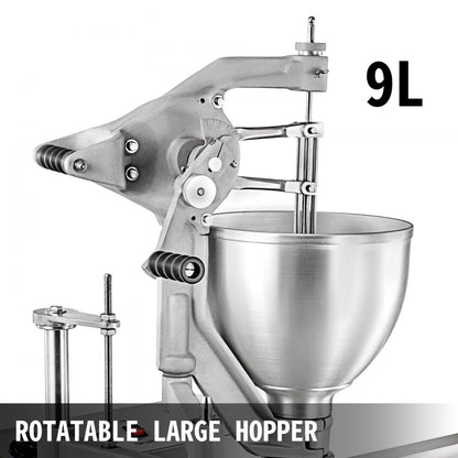 010967075841 - 9L Stainless Steel Mini Donut Fryer with 3 Molds