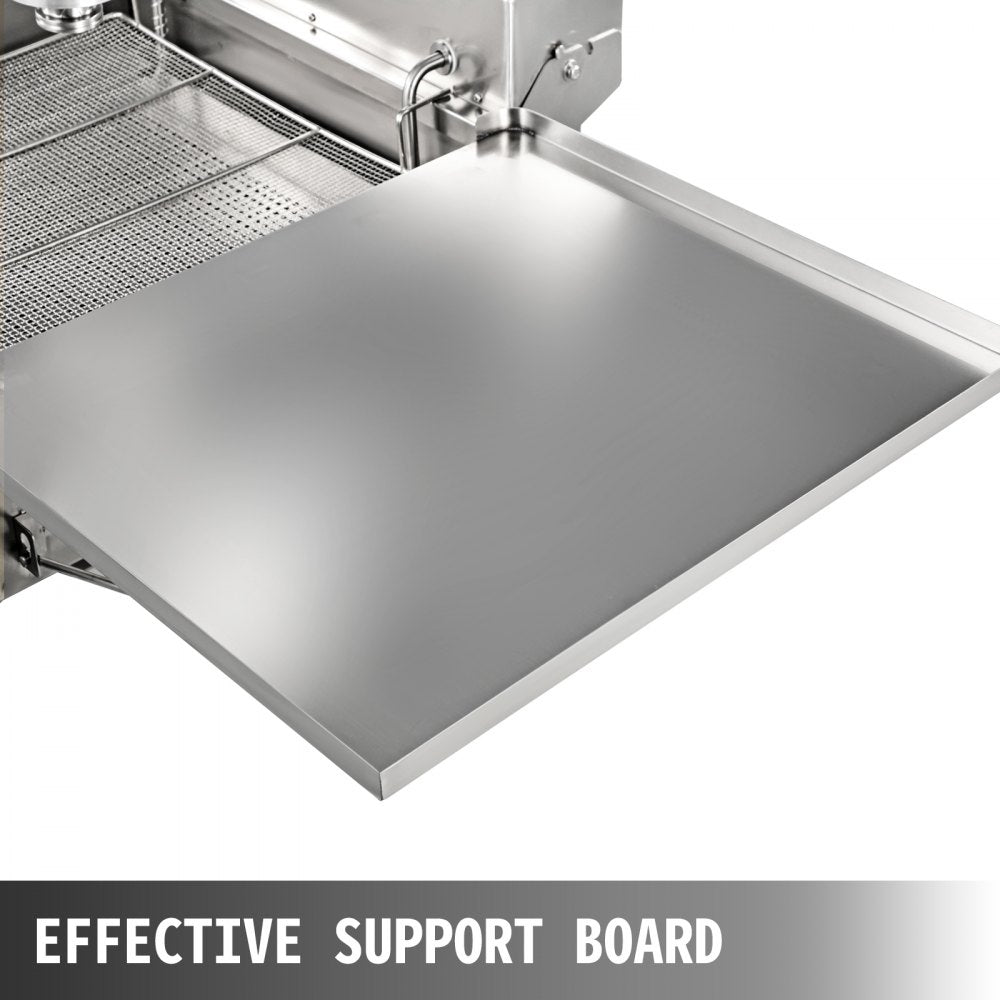 010967075841 - 9L Stainless Steel Mini Donut Fryer with 3 Molds