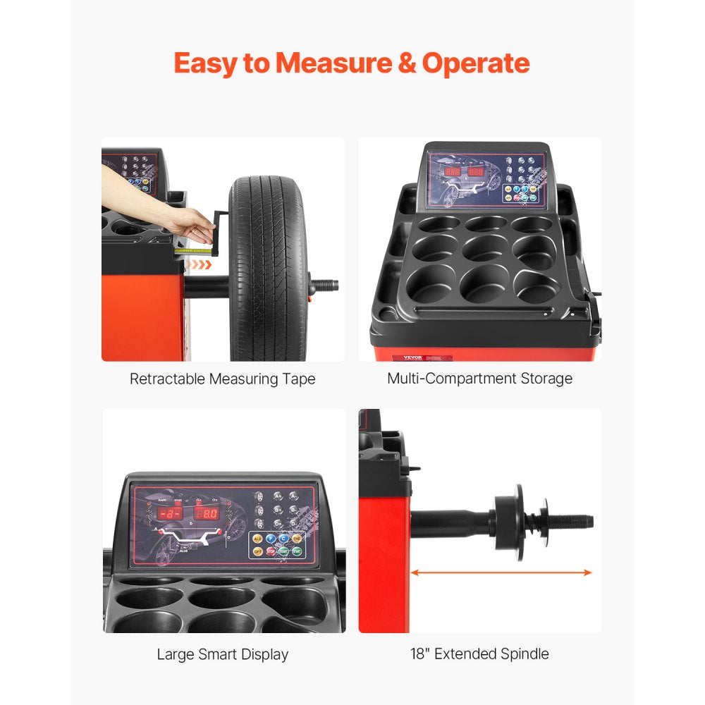 KC-502 - Powerful Tire Changer & Balancer Set for Sedans & Trucks