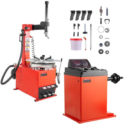KC-502 - Powerful Tire Changer & Balancer Set for Sedans & Trucks