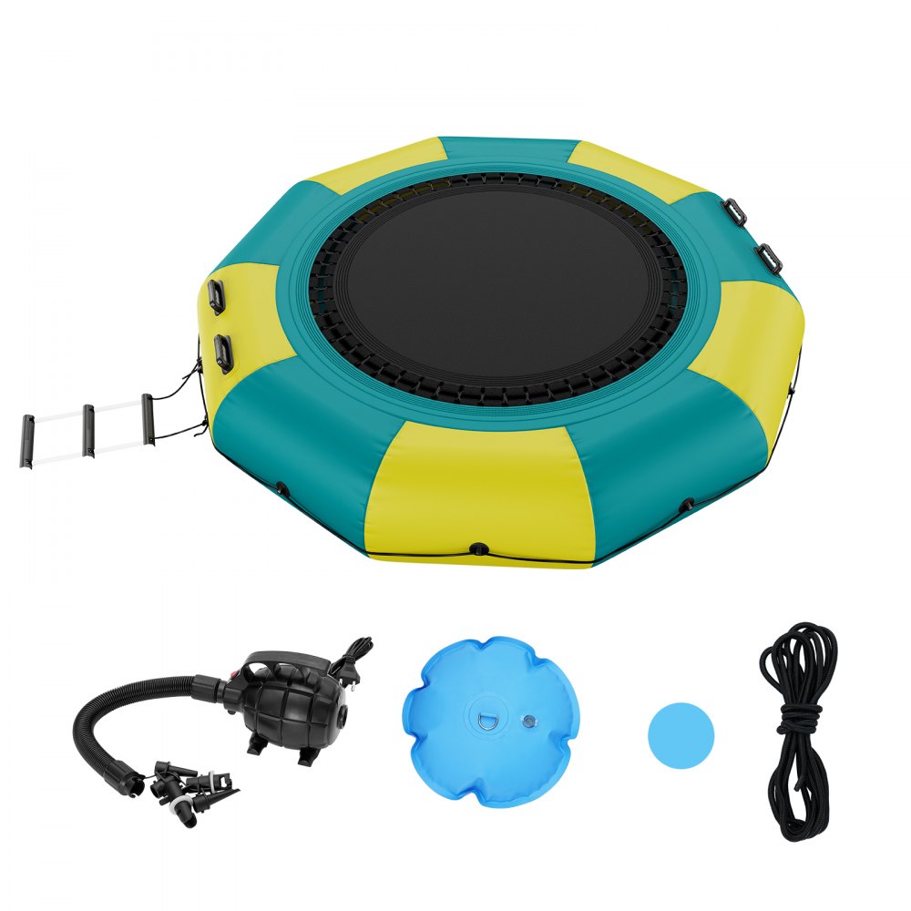 ZT10FTYG-US/EU - 10ft Inflatable Water Bouncer with Electric Air Pump