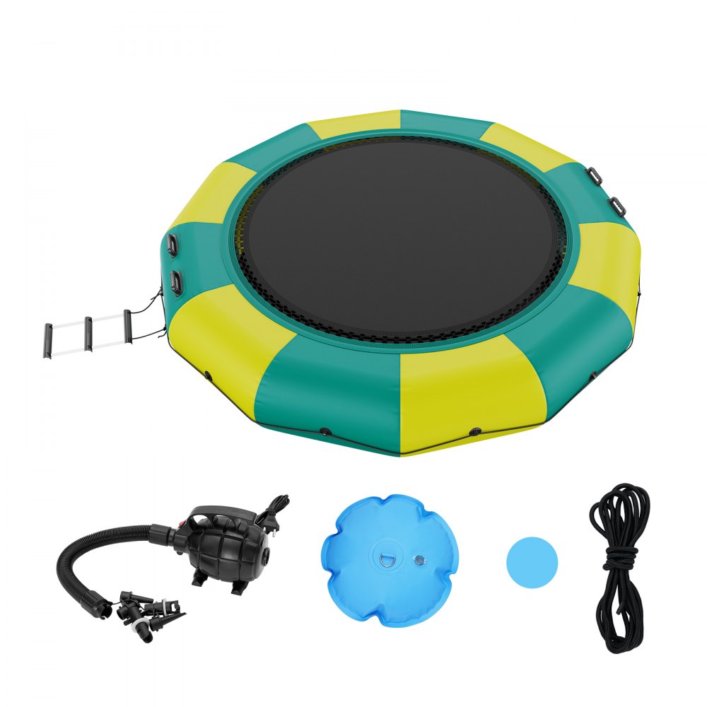 ZT12FTYG-US/EU - 12FT Durable Inflatable Water Bouncer for Pools and Lakes