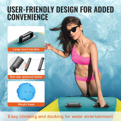 ZT13FTYG-US/EU - 13ft Inflatable Water Bouncer for Pool & Lake Fun