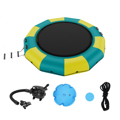 ZT13FTYG-US/EU - 13ft Inflatable Water Bouncer for Pool & Lake Fun