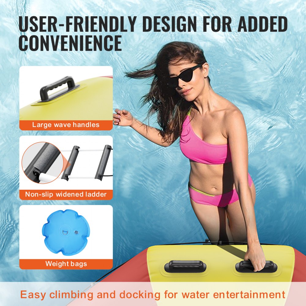 ZT17FTRY-US/EU - 17ft Inflatable Water Bouncer for Outdoor Fun